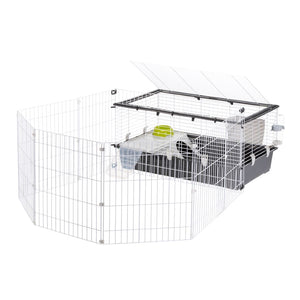 FERPLAST Kavez za kuniće i zamorčiće Parkhome 100, s ogradom, 95x177,5xh56cm