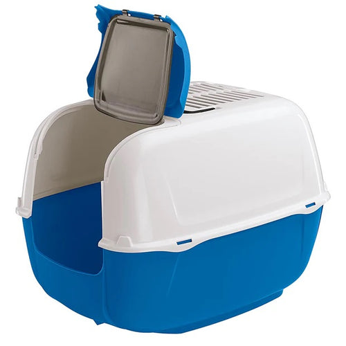 FERPLAST WC za mačke, Prima Cabrio, zatvoreni, 39,5x52,5xh38cm, mix boja
