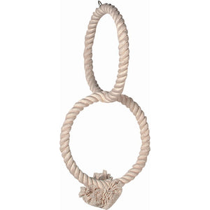 FLAMINGO Ljuljačka 2 Rings, pamučno uže, 65x fi 32 cm