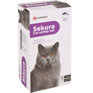 FLAMINGO Sekura Zaštitna mreža za mačke, crna