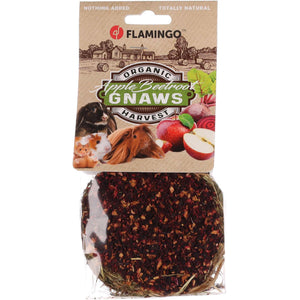 FLAMINGO Roll sijeno, poslastica za male životinje i kuniće, jabuka i cikla, 75g