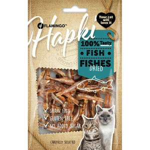 FLAMINGO Hapki sušene ribice, poslastica za mačke, 50g