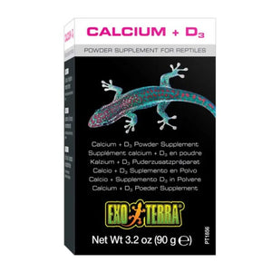 EXO TERRA Calcium + Vitamin D3 Sup, Dodatak hrani za gmazove 90g-V