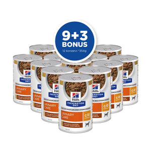 HILL's PD Canine Multicare Stew c/d, s piletinom, 354g, 9+3 BONUS