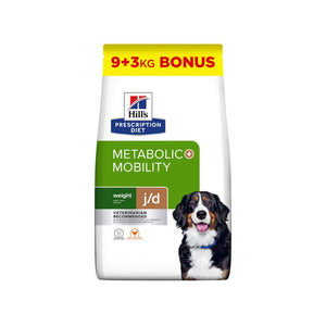 HILL's PD Can Metabolic+Mobility, kontrola tj.mase i pokretljivosti, 9+3kg BONUS
