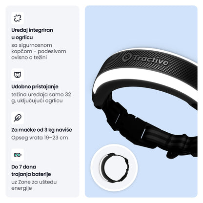 TRACTIVE CAT 6 mini, GPS uređaj za praćenje i zdravstveni nadzor mačaka