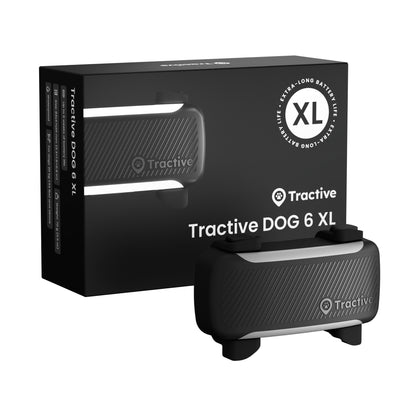 TRACTIVE DOG 6 XL, GPS lokator za pse i monitor zdravlja, crni, iznad 20 kg