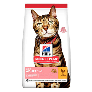 HILL's Science Plan Adult Light, bogato piletinom, 1,5kg