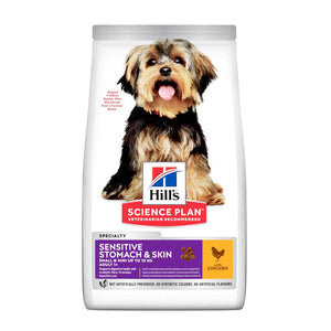 HILL's Canine Small/Mini Sensitive Skin&Stomach s piletinom 1,5kg