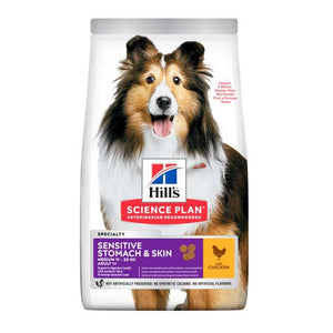 HILL's Adult Medium Sensitive Skin&Stomach s piletinom