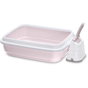 IMAC Duo (WC otvoreni s rubom Jerry + Lopatica Romeo 50x40x14,5 cm) roza