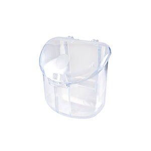IMAC Hranilica za krletke za ptice Star prozirna 8x8,5x8,5cm