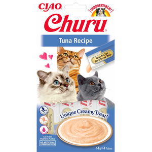 CHURU Puree, krema, tunjevina, 4x 14g