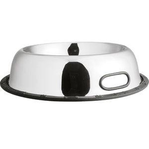 MR. PET Zdjelica Belly, ovalna s rukohvatom, inox, protuklizna
