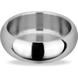 MR. PET Zdjelica Premium Belly, ovalna, dvostruki inox, protuklizna