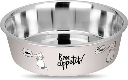 MR. PET Zdjelica Bonney Bone Appetit, inox, protuklizna