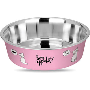MR. PET Zdjelica Bonney Bone Appetit, inox, protuklizna