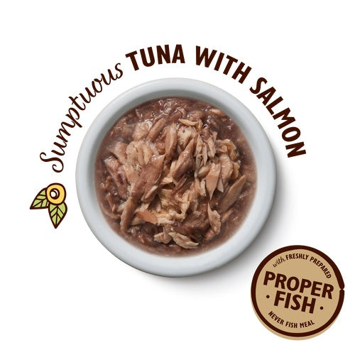 LILY'S KITCHEN Shredded, fileti tunjevine s lososom u umaku, 70g