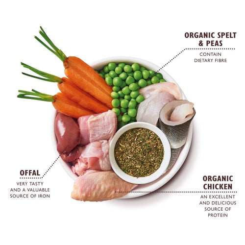 LILY'S KITCHEN Organic Dinner for PUPPY, piletina s povrćem, bez žitarica, 150g