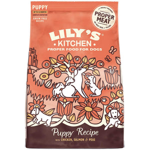 LILY'S KITCHEN PUPPY, piletina s lososom i graškom, bez žitarica, 2,5kg