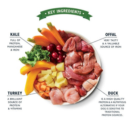 LILY'S KITCHEN PUPPY Recipe, puretina i pačetina, bez žitarica, 400g