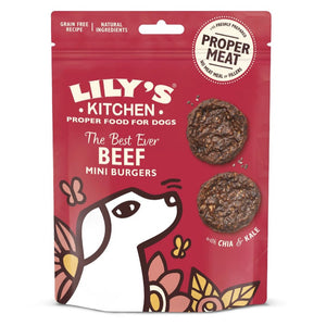 LILY's The Best Ever Beef Mini Burger, govedina s chia sjemenkama i keljom, 70g