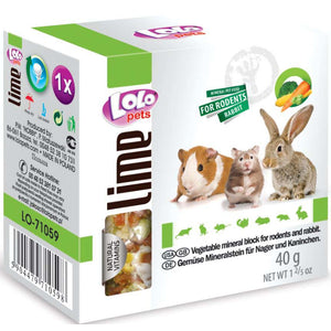 LOLO PETS Mineralni kamen s povrćem za glodavce i kuniće