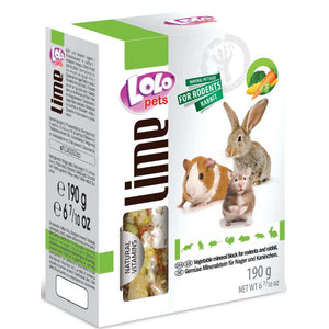 LOLO PETS Mineralni kamen s povrćem za glodavce i kuniće