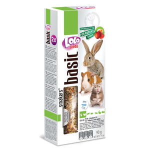LOLO PETS Štapići s voćem, za glodavce i kuniće, 2kom/90g