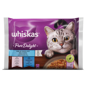 WHISKAS Vrećica Pure Delight izbor ribe 4x85g
