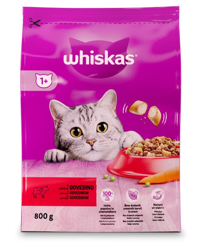 WHISKAS Govedina 1+