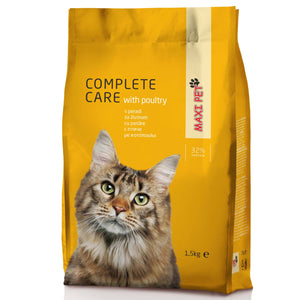MAXI PET Complete Care s piletinom i povrćem, za mačke, 1,5kg
