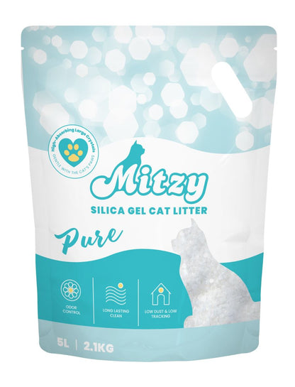 MITZY Silikatni pijesak za mačke Pure, upijajući, bez mirisa