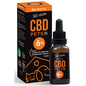 365 NATURE Pets CBD 6% ulje konoplje za pse i mačke, 10ml
