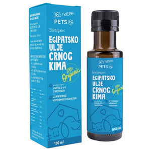 365 NATURE Pets BIO/ORGANIC Ulje crnog kima za pse i mačke, 100ml