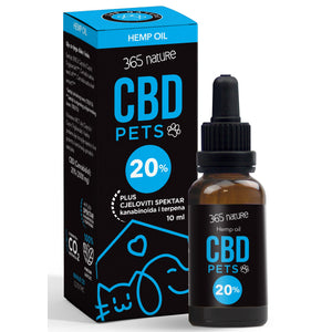 365 NATURE Pets CBD 20% ulje konoplje za pse i mačke, 10ml