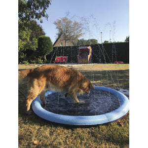 NOBBY Splash, prostirka, plava, promjer 150cm