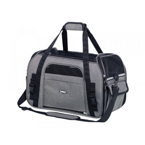 NOBBY Torba za kućne ljubimce Lujan, siva, do 8kg, L, 48x25x33cm
