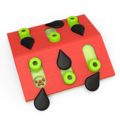 NINA OTTOSSON Puzzle&Play Melon Madness, inter. igračka za mačke, 26,6x7x26,5cm