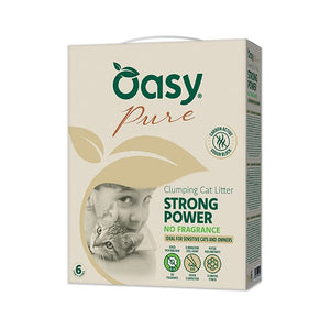 OASY Pure Strong Power grudajući pijesak bezmirisni 10L
