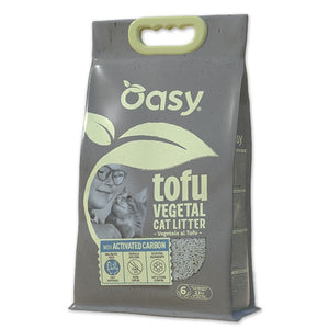 OASY Vegetal Tofu grudajući pijesak, sa aktivnim ugljenom 6L