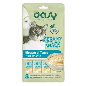 OASY Snack Cat, kremasta poslastica sa okusom tune, 4X15gr