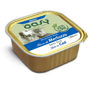 OASY Pašteta za pse, bogata bakalarom, 150g