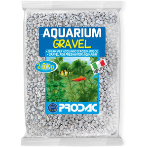PRODAC Šljunak za akvarij, kvarcni, 3-6 mm, bijeli, 2,5kg