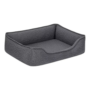PET COMFORT Ortopedski krevet Bravo, s ortopedskom pjenom, siva, L, 90x70cm