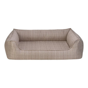 PET COMFORT Ortopedski krevet Delta, s ortopedskom pjenom, karirana/bež 105x80cm