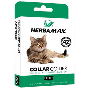 NATURAL BEST Herba Max ogrlica za mačke protiv buha i krpelja 42cm