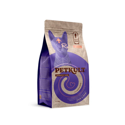 PETKULT Probiotic Care Hair&Skin, sa svježim lososom, bez žitarica, 2kg