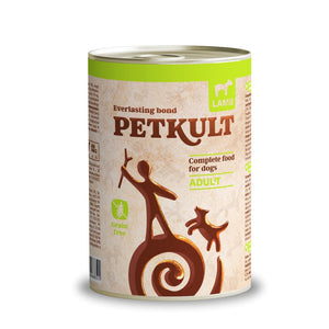 PETKULT Konzerva za pse, s janjetinom, bez žitarica, 400g