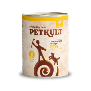 PETKULT Konzerva za pse, perad, bez žitarica, 800g